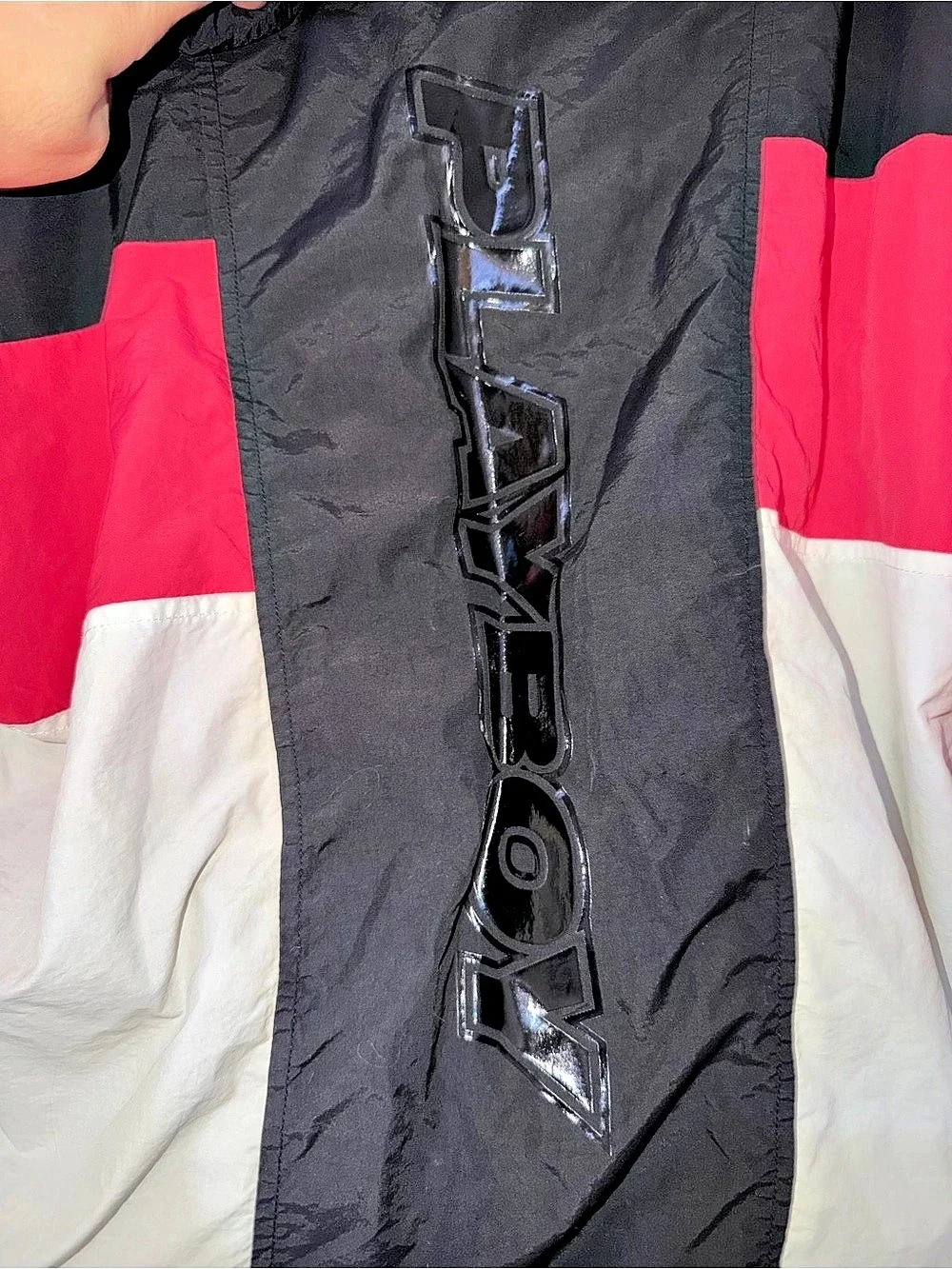 Playboy by PacSun Color Block Windbreaker Size Medium